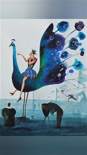 Artworks by contemporary Polish/Turkish illustrator and visual storyteller Maria Brzozowska 🔮🇵🇱