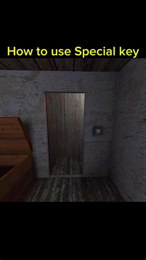 How to use Special key in granny #granny #horror #shorts
