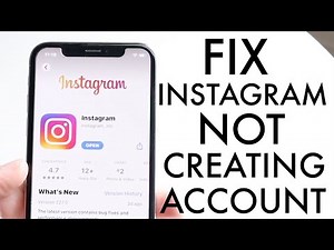 How To FIX Instagram Not Creating Account! (2024)