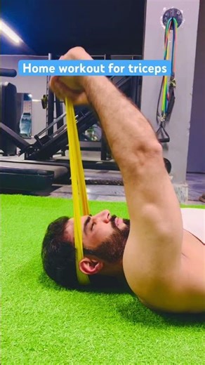 🔥 TRICEPS HOME WORKOUT (Resistance Band) 💪