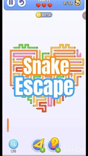 snake escape level 23 gameplay/walk through