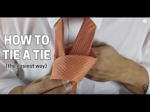 How to tie a tie (the easiest way) | MAKE EASY