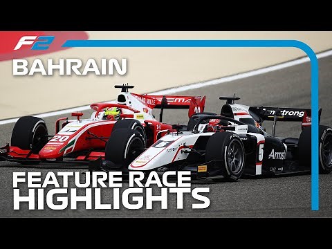 F2 Feature Race Highlights | 2020 Bahrain Grand Prix