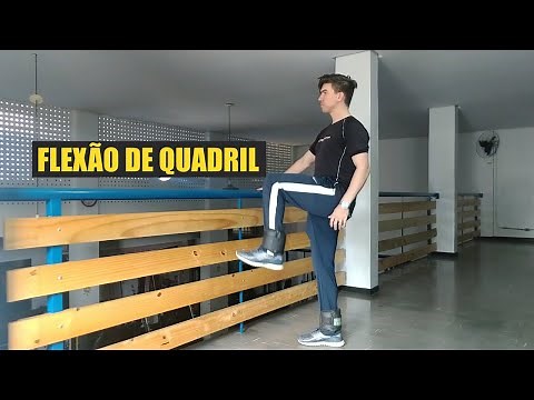 Caneleira Flexão de Quadril em Pé