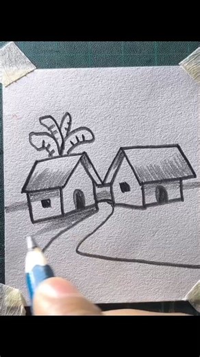 Easy house drawing | All About Art