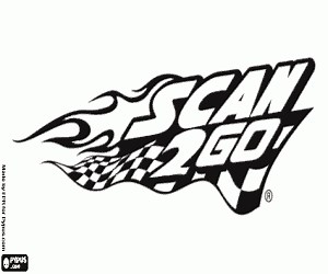 Scan2Go logo coloring page printable game