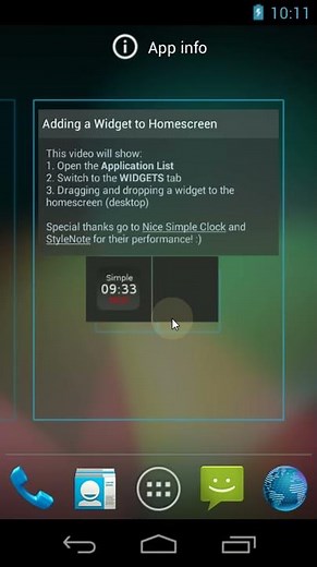 HOWTO: Add a widget to your homescreen / desktop (for Android 4.0 / 4.1 / 4.2 / 4.3)