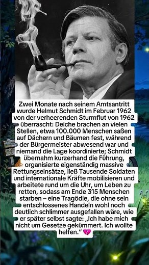Helmut Schmidt und die Sturmflut von 1962: Führung in der Katastrophe 💔
