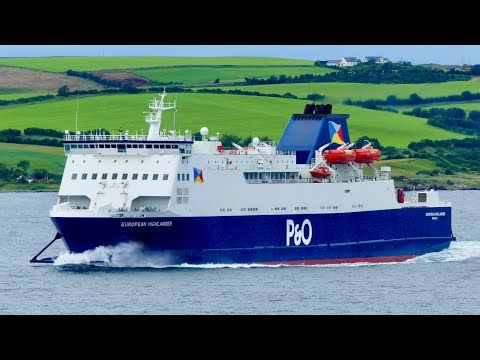 MV European Highlander Arrives in Loch Ryan, 25/6/25
