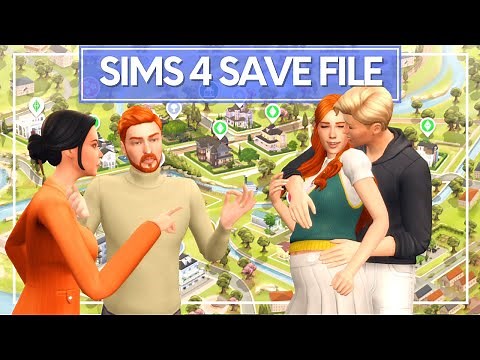 SIMS 2 INSPIRED SAVE FILE | TEEN PREGNANCY + CHEATING + RUNAWAY TEENS | BRIA SIMS SAVE FILE OVERVIEW