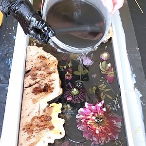 365K views · 1K reactions | Incredible See-Through Resin Table Top 勞 ! | Simple | Facebook