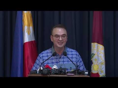 Senate President Alan Peter Cayetano media interview on May 13, 2026.