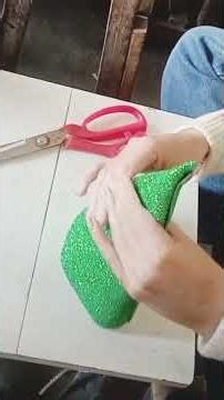 Christmas Tree Craft | Easy Paper Cone Christmas Tree Christmas Decoration #glittersheet #ayumo