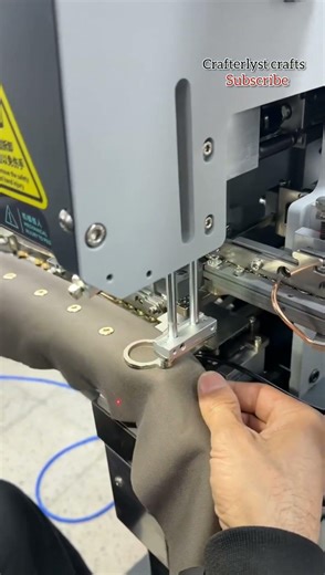 High-Speed Automatic Curtain Eyelet Machine Industrial TextileProduction#amazingmachinery#powertools