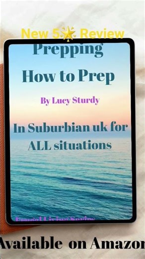 Absolutely delighted with 5 🌟 Review my ebook got thank you! Link is in the comments. #preppingguide