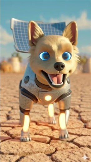 AI Dog Farming Mode Activated 🌾⚡ | Heart Touching Story