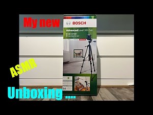 Bosch Advanced Level 360 Line Lase Set - ASMR Unboxing - whats inside