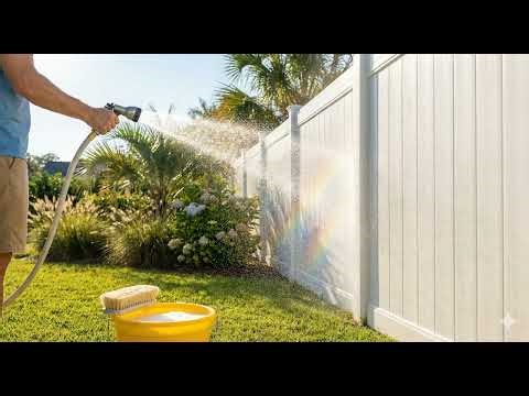 Fight the Green: Removing Algae & Mildew from Vinyl Fences