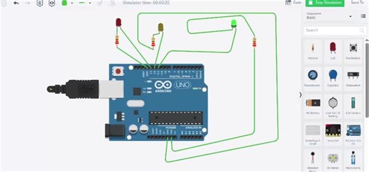 #arduino #tinkercad #embeddedsystems #iot #electronics #innovation #trafficlightproject #engineering | Gayathri Doddi
