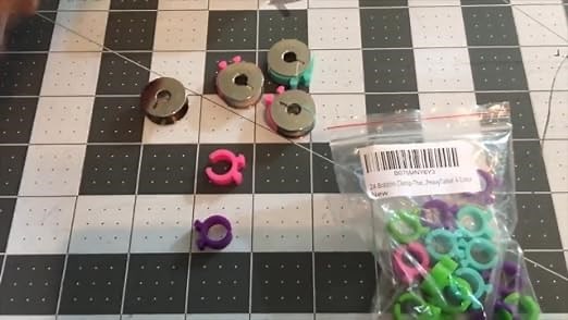 Bobbin Holder Bobbin Clips Spool Huggers for Sewing Machines Thread Organizing. 