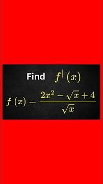 Only Top Students Solve This Derivative Fast | Shorts
