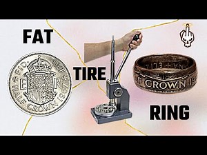 How BIG Can a Half Crown Fat Tire Coin Ring Get? 😲 MEGA Stretcher Coin Ring Test