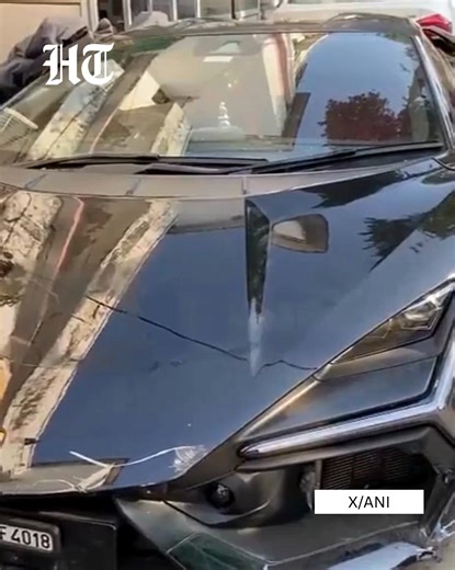 At least six people were injured after a speeding Lamborghini rammed into pedestrians in Uttar Pradesh's Kanpur. As per reports, the car was allegedly driven by the son of a prominent tobacco trader. Tap to read 👉🏻 https://www.hindustantimes.com/india-news/speedinglamborghini-injures-6-in-kanpur-tobacco-baron-kk-mishra-son-shivam-mishra-behind-the-wheel-101770611129987.html | Hindustan Times
