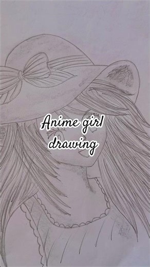drawing of a random anime girl 💫 #art #drawing #anime #artwork #sketch #shortvideo #shorts