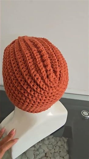 Crochet turban hat made with just 1 rectangle #crochet #allcrochet