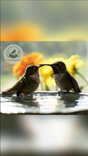 Nature’s Cutest Hummingbirds Taking a Bath! 💦🐦🐦
