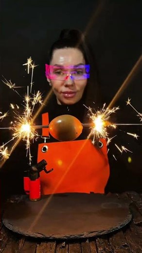 Two Flames Met Inside This Egg #viral #experiment