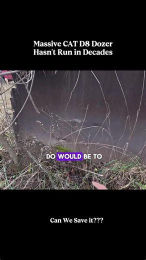Abandoned Massive Cat D8 Dozer sitting for years!Will It Run#willitrun #restoration #old #recovery #engine #repair #tractor #truck #deisel #tiktok #fyp | Tube Restoration