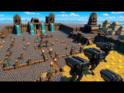 THE LAST STAND: A Modern Army vs 4.000.000 Khorne Demons & Aliens! | UEBS 2