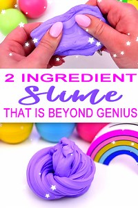 DIY 2 Ingredient Slime Recipe | How To Make Homemade No Glue or Borax Slime | Kimspired DIY