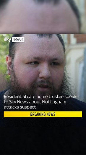 The man believed to be the suspect in the Nottingham killings tried to break into a residential home moments before one of the victims was fatally stabbed. 🔗 Tap link in bio for more. #Nottingham #attack #suspect | Sky News