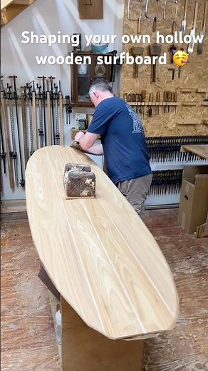 Make your own wooden surfboard in 5 days…