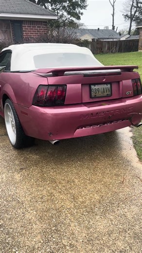 2001 Mustang gt new edge! Exhaust sound #trending #viral #mustanggt #mustangconvertible #1million