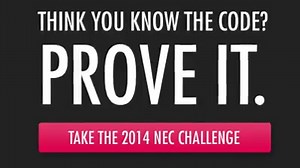 Have you tested your knowledge with the NEC Challenge yet? www.necchallenge.org | National Fire Protection Association (NFPA)
