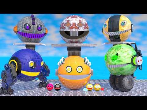 Pacman & the Amazing Robot Team – Time Sticker & Shape Shifter Tile