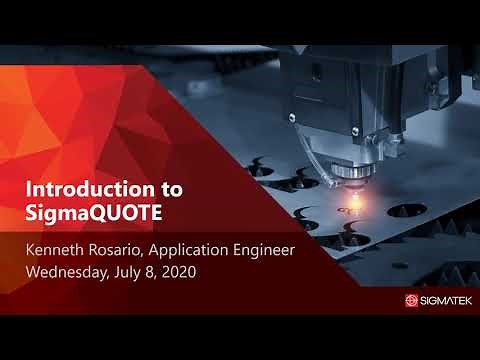 Introduction to SigmaQUOTE Webinar