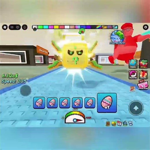 Playing Be a Lucky Block Roblox Part 6