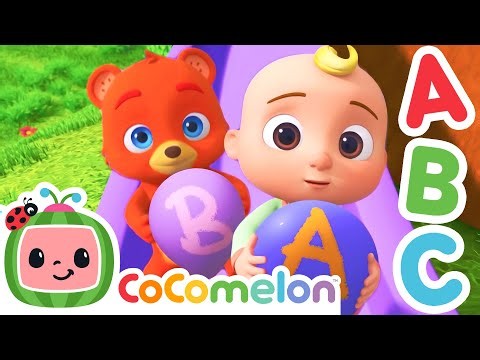 Learn ABC with JJ and Boba 🍎 | CoComelon Animal Time | Kids Songs