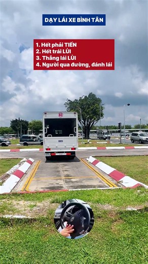 BÀI THI GHÉP DỌC HẠNG C1 | DẠY LÁI XE BÌNH TÂN
