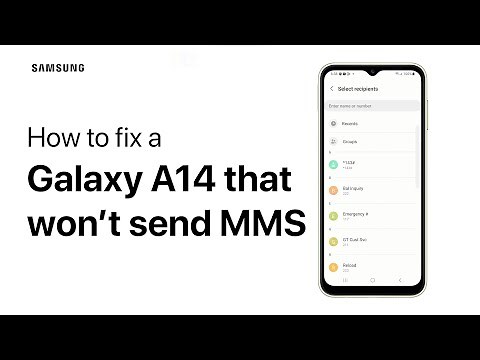[SOLVED] How To Fix A Galaxy A14 That Can't Send MMS / Picture Messages