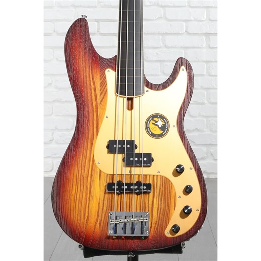 Sire Marcus Miller Sandblasted P7 4-string Fretless Bass Guitar - Tobacco Sunburst, Sweetwater Exclusive