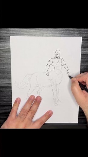 How to a Centaur #art #drawing #horse #sketch #easydrawing
