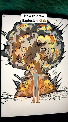 How to draw explosion 💥