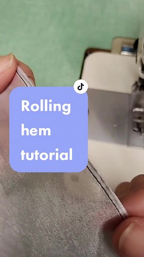 Roll Hem Foot Tutorial for Sewing Beginners