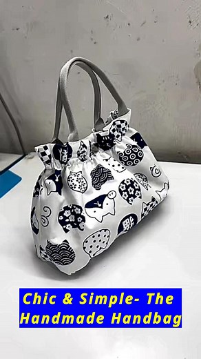 64K views · 1K reactions | Chic & Simple- The Handmade Handbag #handbag #handbagforwomen #handmadewithlove #handmade #diyhacks #easycraft #NationalCreativityDay #satisfyingcraft #diybeginners #makingvideo #bag #howtosew #baglovers #crafts #selfimprovementdaily | All Girls' Things | Facebook