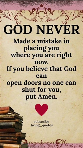 when God opens your door, no one can shut it